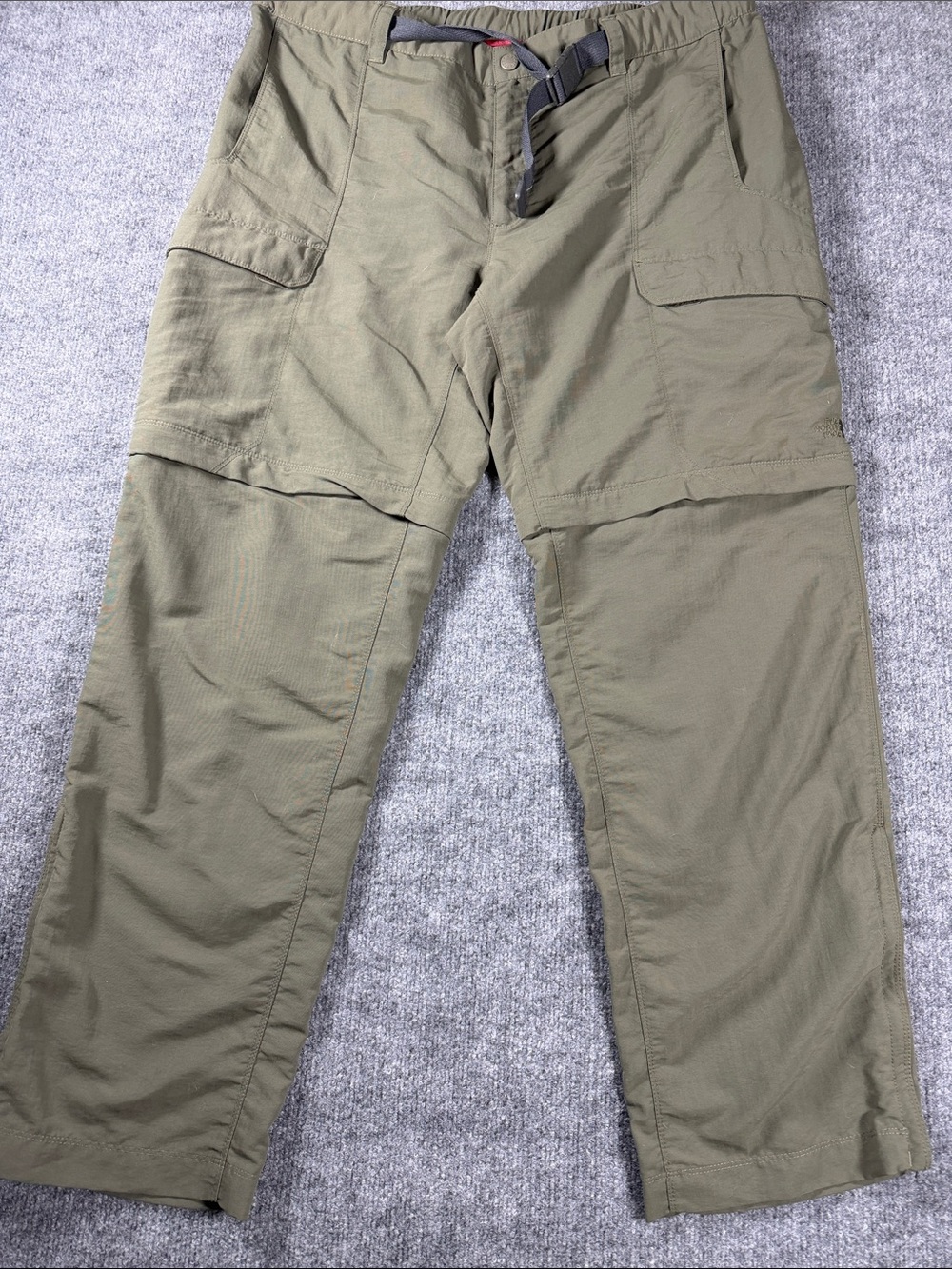 The North Face Olive Green Convertible Cargo Pants